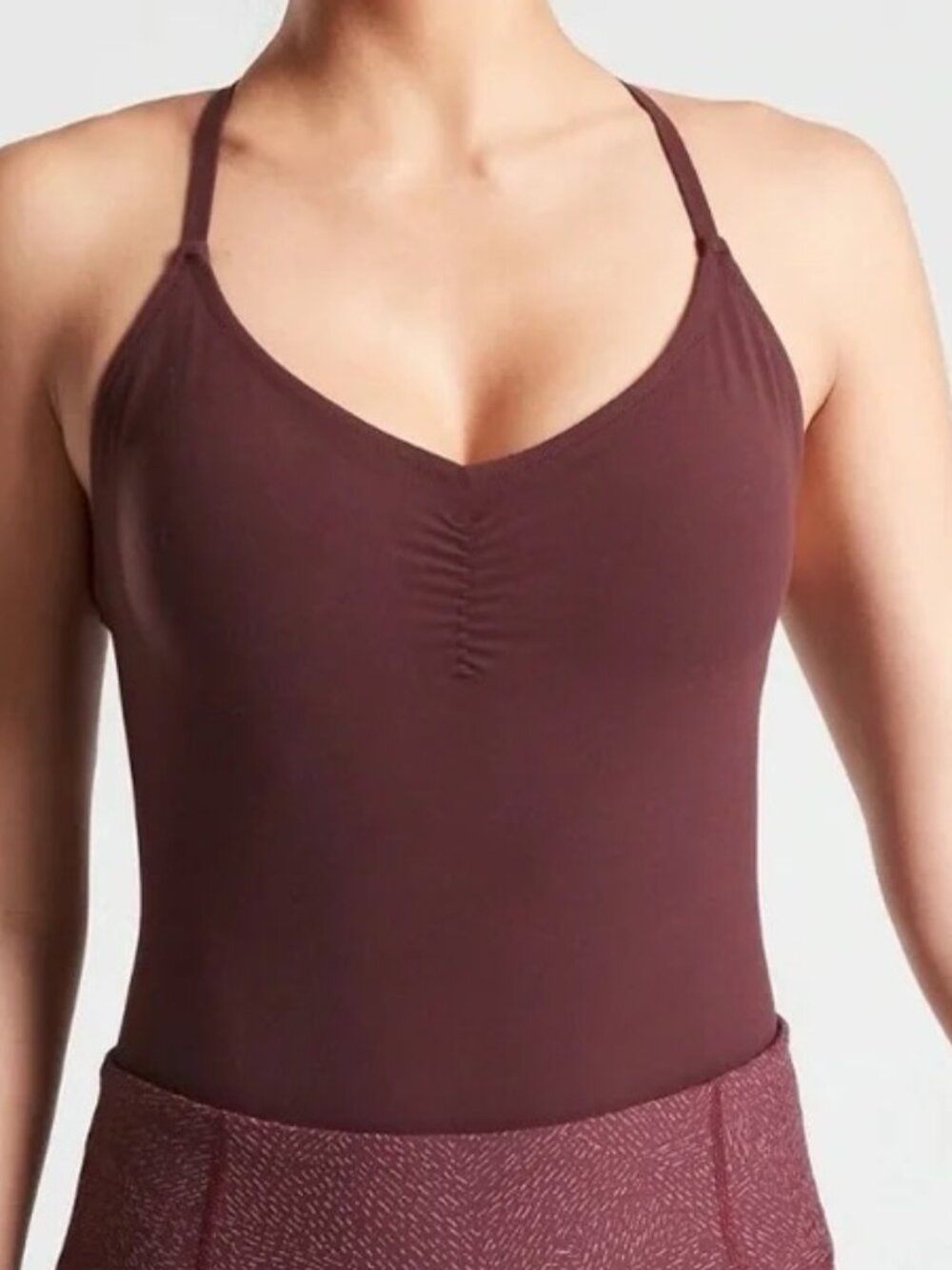 Athleta Avant Open Back Bodysuit size Medium
